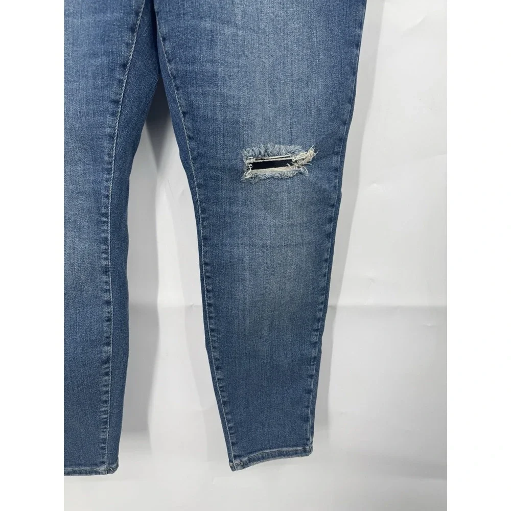 All‎ Saints Miller Size L Skinny Jeans Women Blue Indigo Stretch Denim Classic